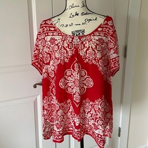 Old Navy bandanna blouse